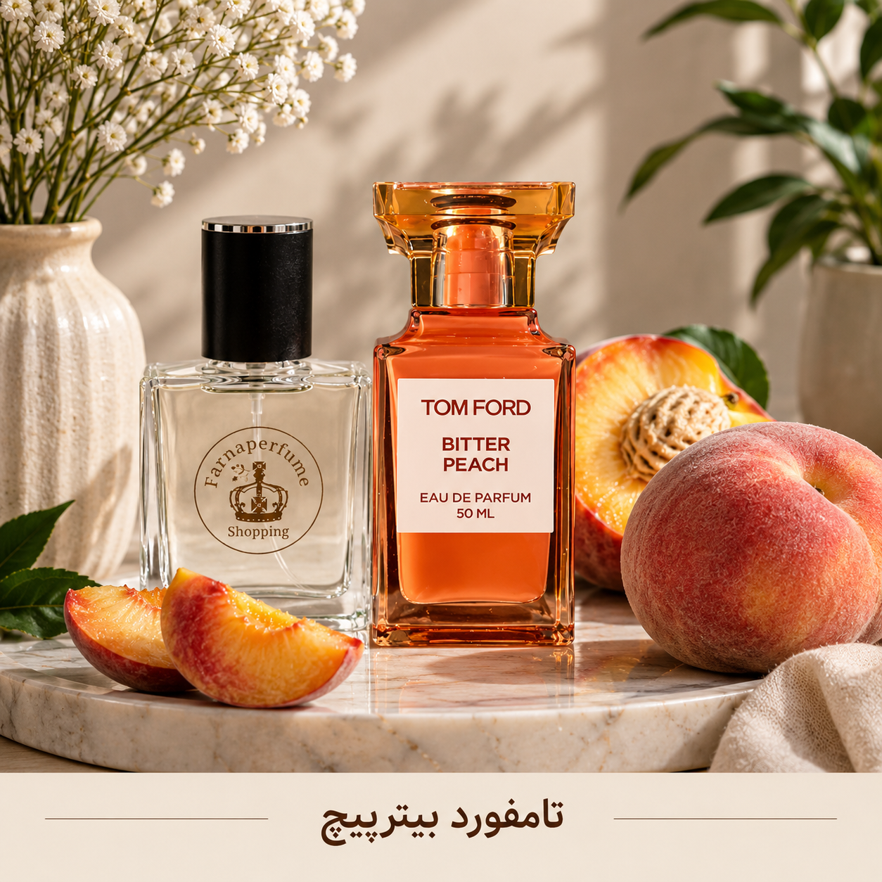 عطر ادکلن تامفورد بیتر پیچ اسانس دست ساز از برند لوزی حجم ۳۰ میل زنانه مردانه